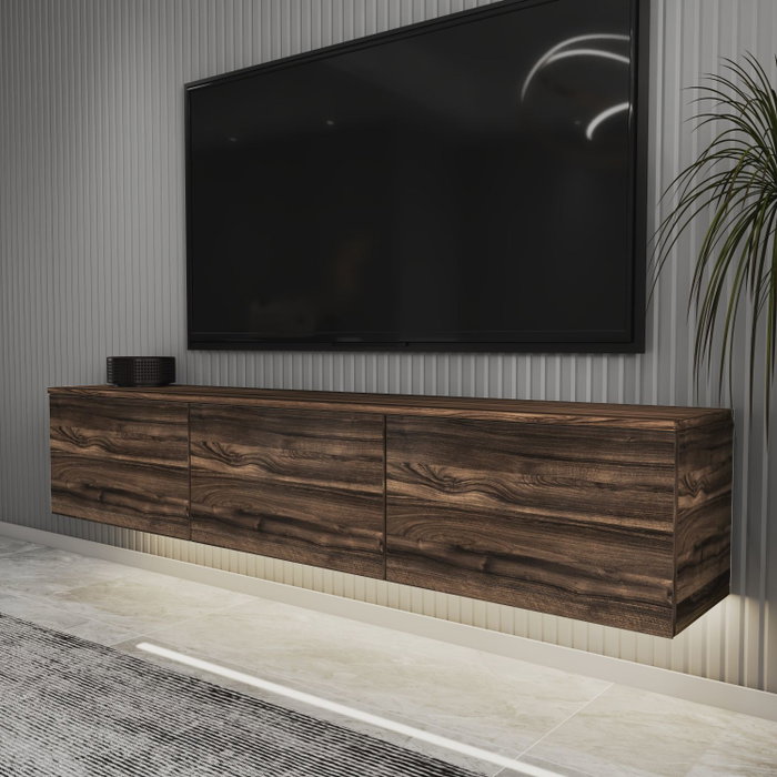 Hanah Home Mueble para TV Neon - Chestnut Hanah Home Mueble para TV Neon - Chestnut